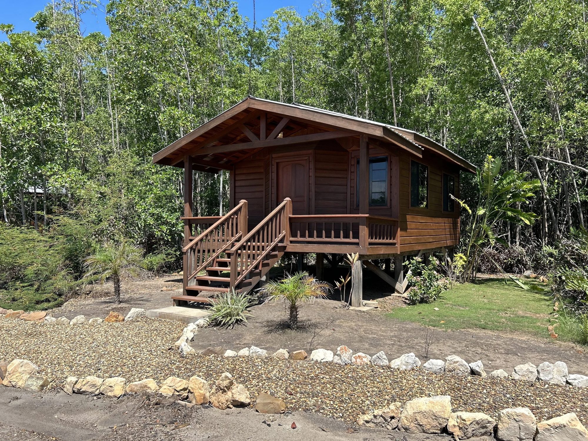 An existing treehome at the Mangrove property